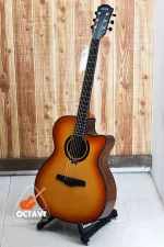 Dotch MD-100 CherryBurst - Solid Spruce Top Acoustic Guitar Price in BD