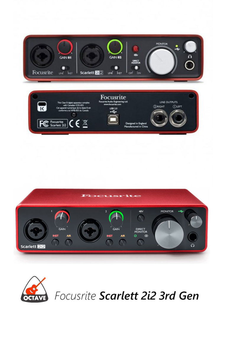 Focusrite Scarlett 2i2 3rd Generation PC Audio Interface -100% ...