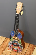 Guson 24 inch Concert size Colorful pattern ukulele Price in BD