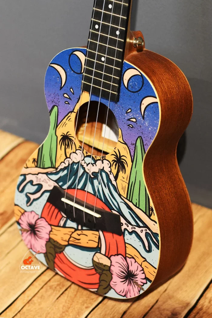 Guson 24 inch Concert size Colorful pattern ukulele Price in BD